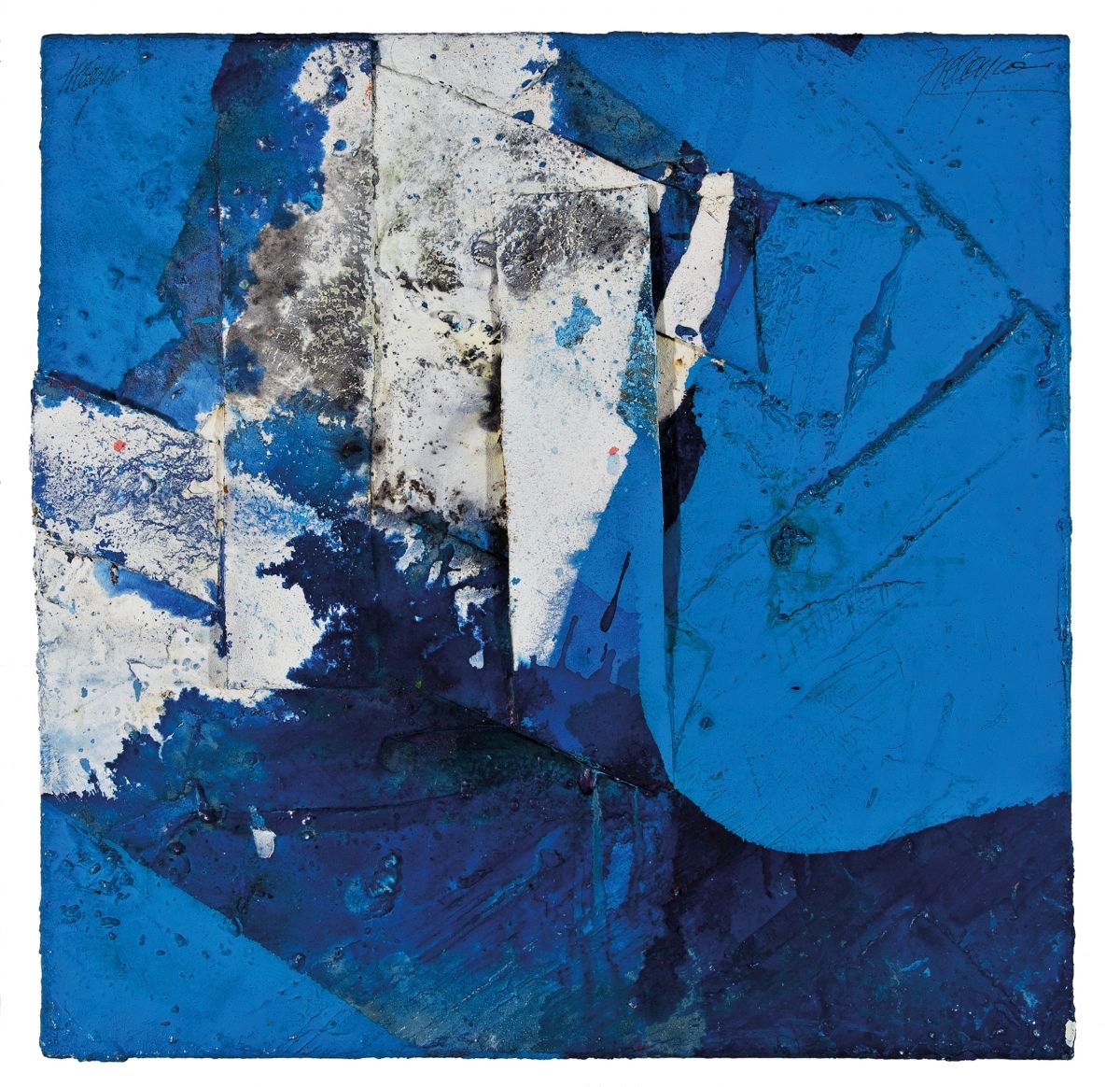 Artwork by Robert Zielasco, Untitled, Made of Collage and mixed media on canvas