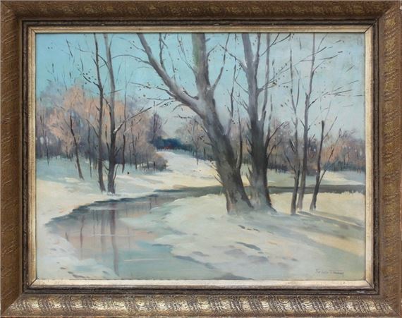 Winter by František Toman