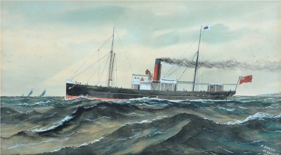 SS Warooka by Frederick Dawson, 1903