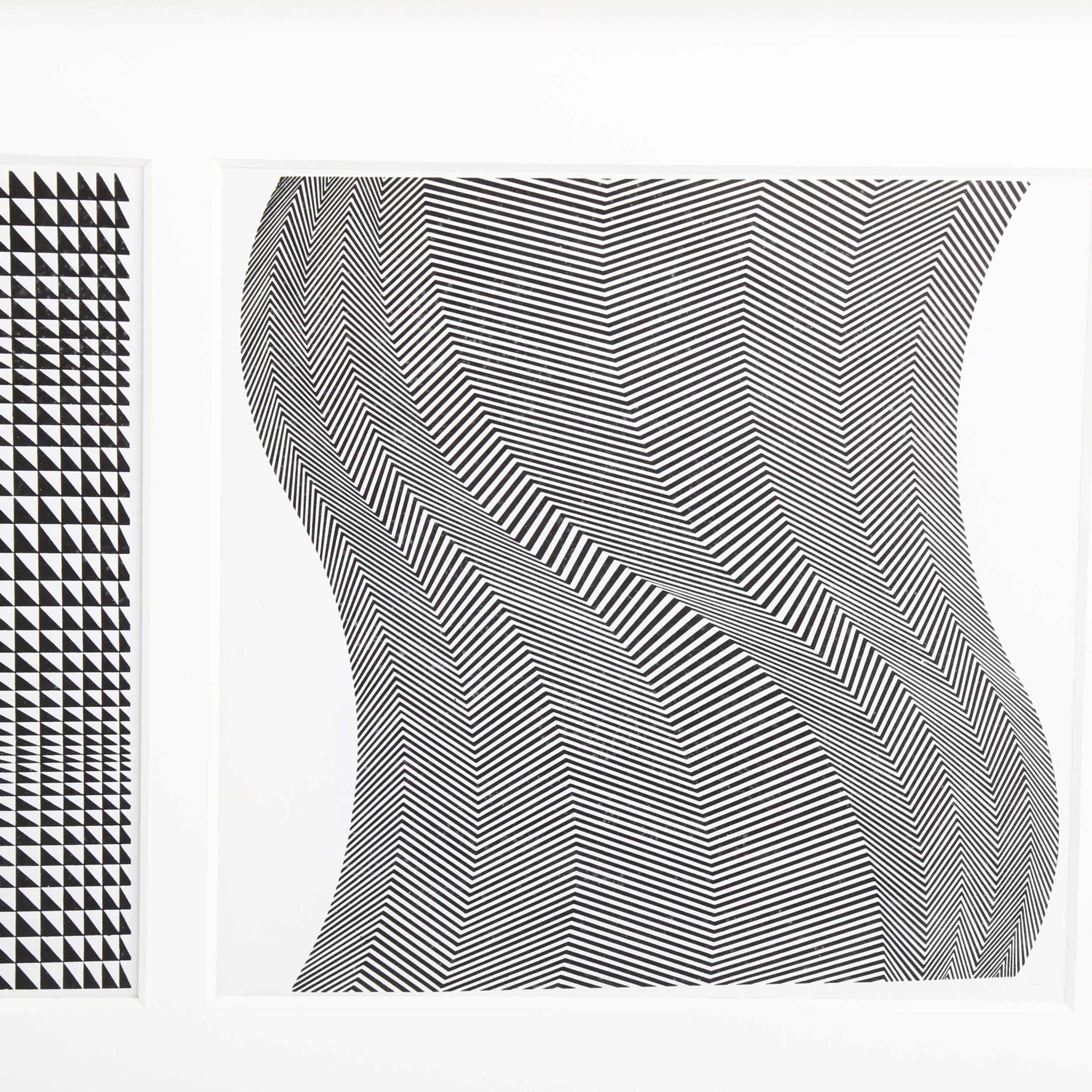 Bridget Riley | Fall, Straight Curve, Twist (1963) | MutualArt