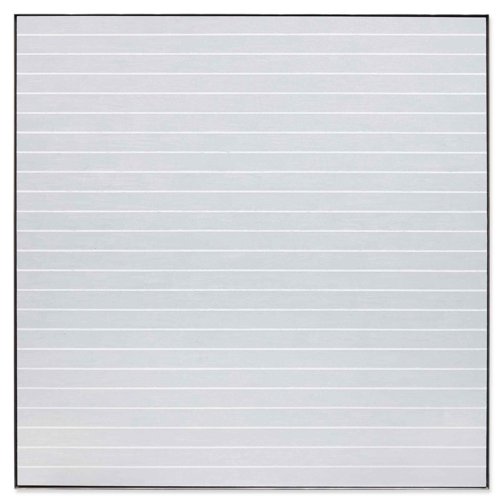 Artwork by Agnes Martin, Untitled #11, Made of acrylic on canvas