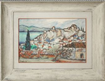 Village On The Lake - Georg Balder