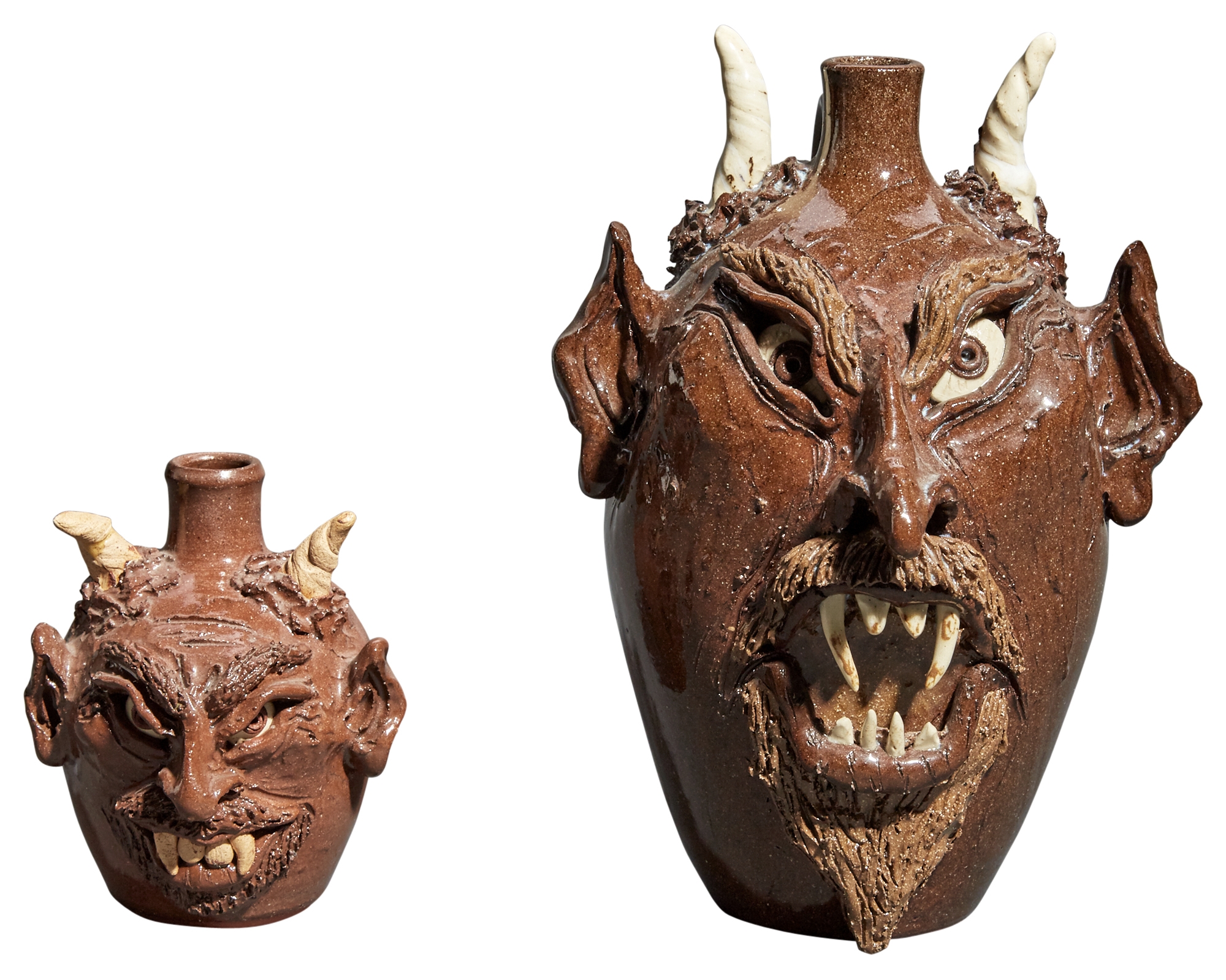 Artwork by Sandy Cole, Devil Jug, Made of Ceramic