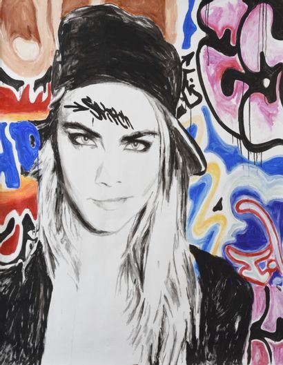 Untitled (Cara Delevingne) by Konny Steding, 2013