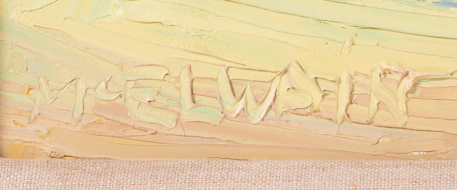 Artwork by Louisa McElwain, El Rio Below El Rito, Made of oil on canvas