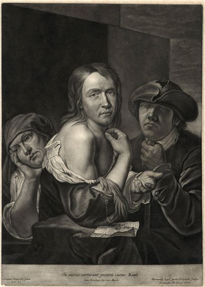 Beggars by Bernhard Vogel, 1736