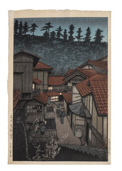 Taisho era (1912-1926), dated 1924 by Hasui Kawase, dated 1924