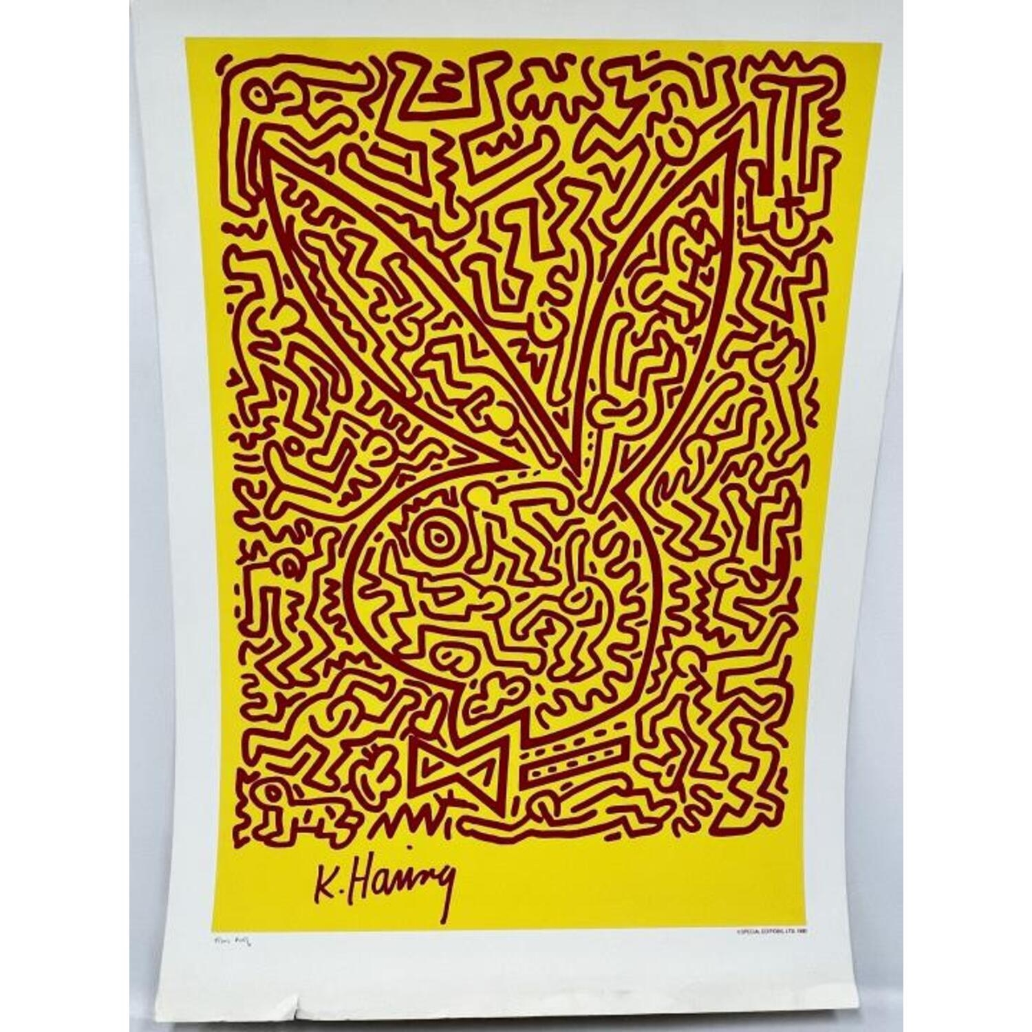 Keith Haring | Rabbit Head (1990) | MutualArt