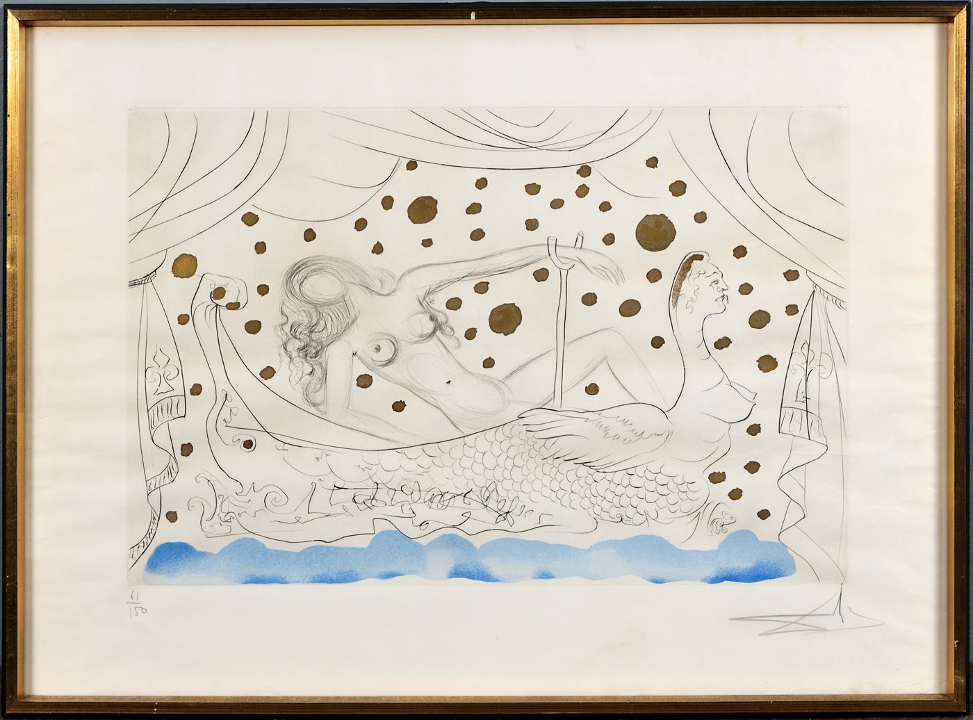 Salvador Dalí | female nude and mythical creature | MutualArt