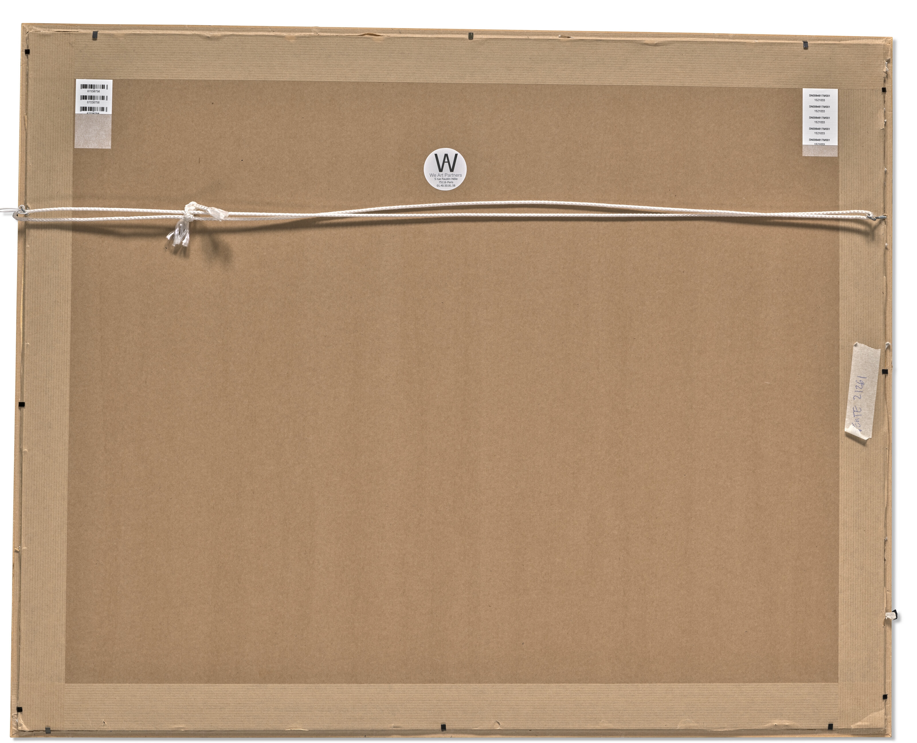 Artwork by Alioune Diagne, Le Marché Rufique Sénégal - Collection Scène de marché sénégalais, Made of acrylic, pastel and ink on paper