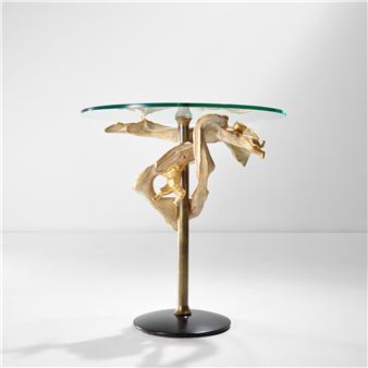 Rare side table, model no. 7303/2 - Lucio Fontana