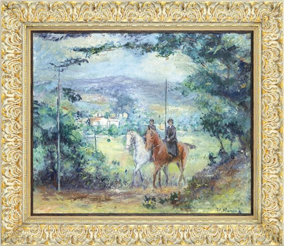 Horseback riding by Willi Nowak