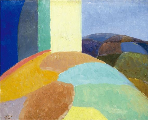 Untitled (Composition) by Alois Bílek, 1914