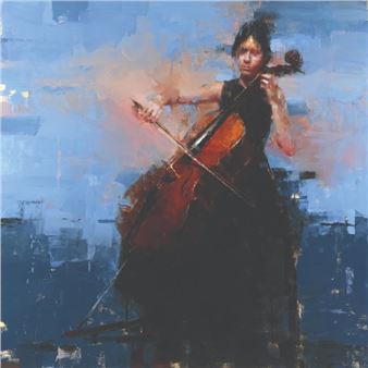 The Grandeur of Having a Cellist Art Model