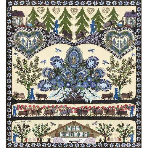 ANNE　ROSAT DECOUPAGES Anne Rosat Paintings & Artwork for Sale | Anne Rosat Art Value