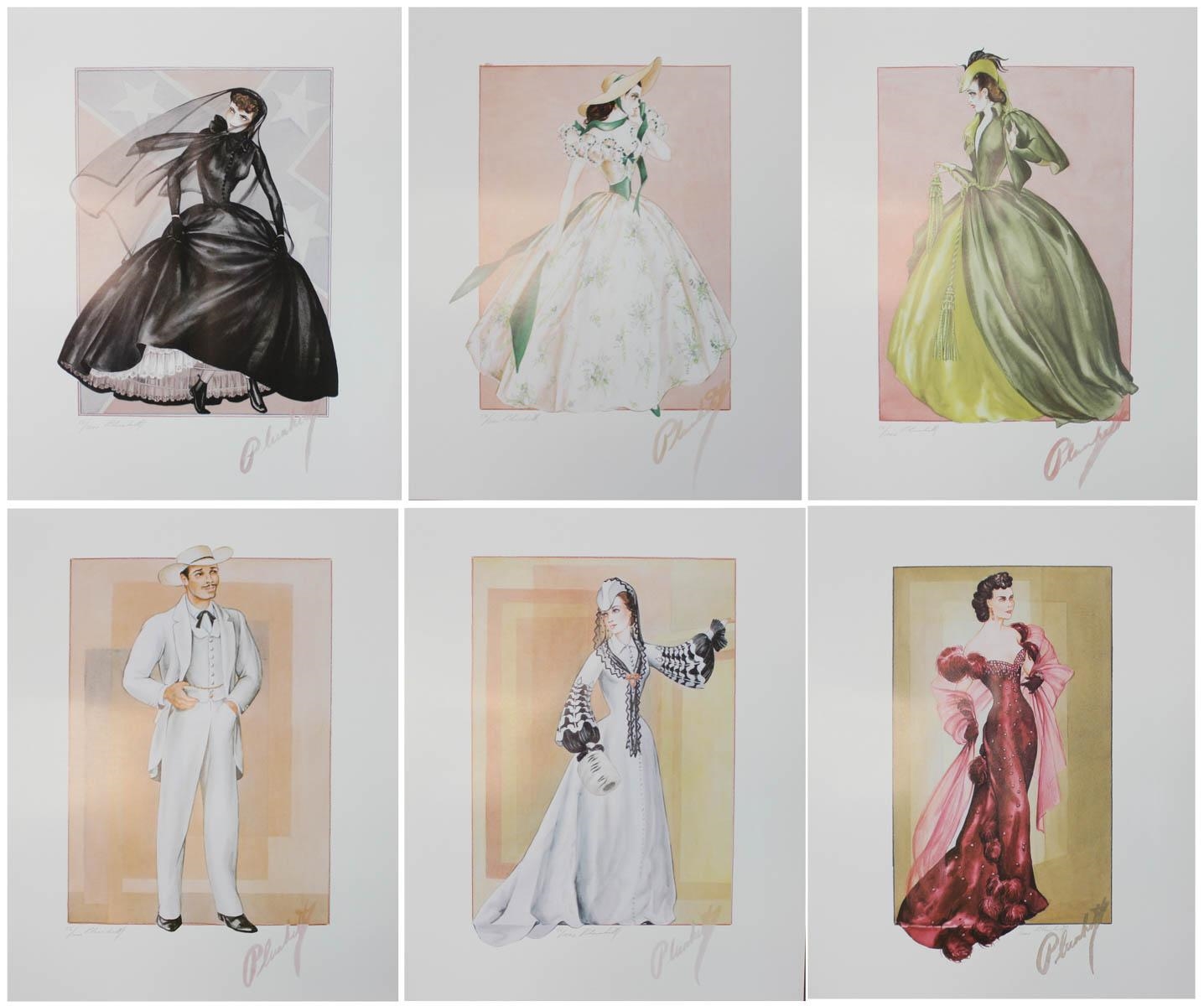 Costume Designs for Gone With The Wind by Walter Plunkett