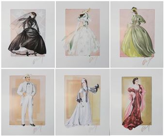 Costume Designs for Gone With The Wind - Walter Plunkett