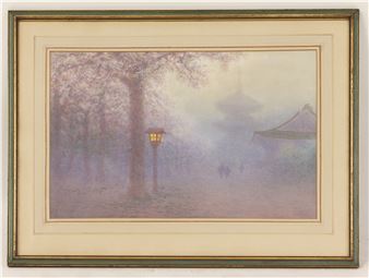 Landscape with pagoda - Yoshihiko Itō