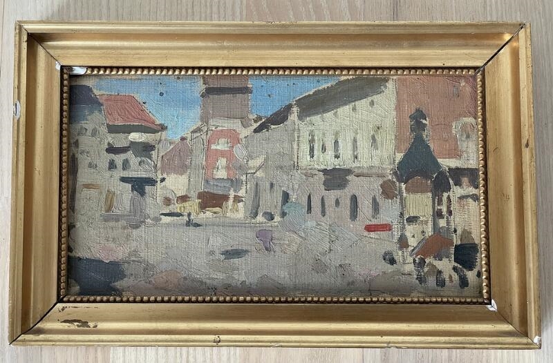 Erik Ludvig Henningsen | Town scenery | MutualArt