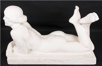 Liegende - Karl August Donndorf