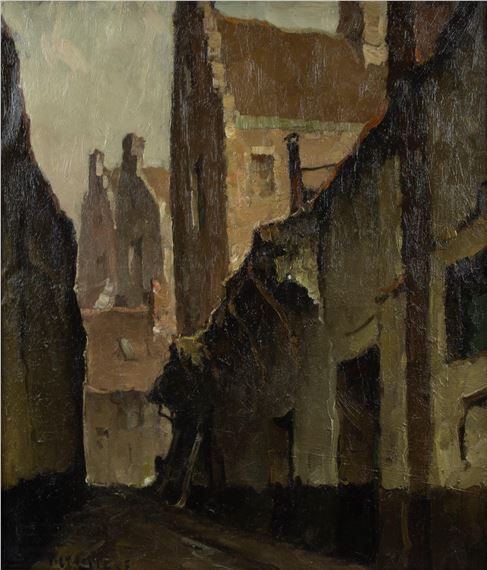 Alley in Ghent by Piet Lippens