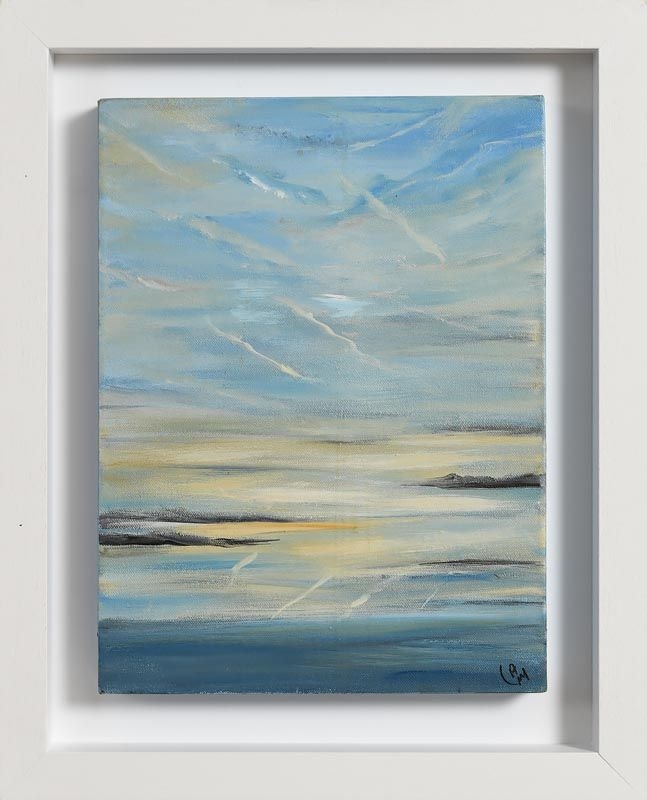 Artwork by Ann Mueller, Looking Towards the Stags, Made of acrylic on canvas