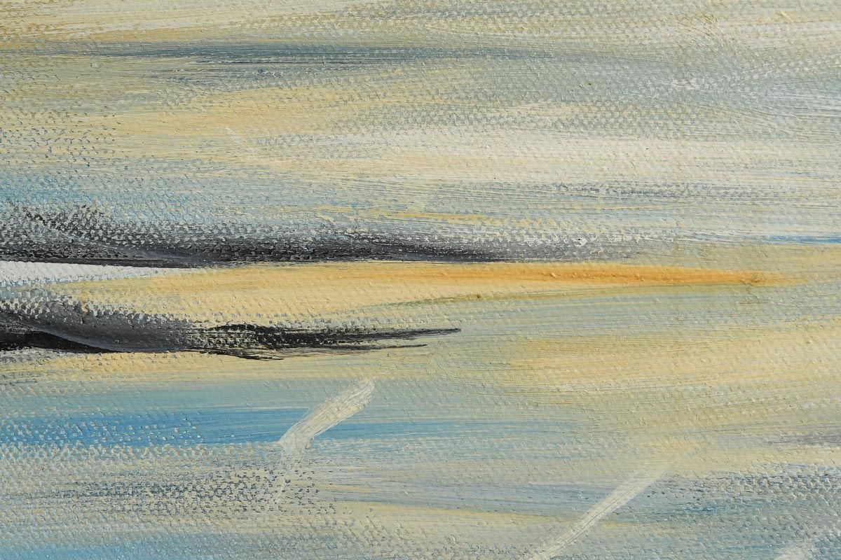 Artwork by Ann Mueller, Looking Towards the Stags, Made of acrylic on canvas