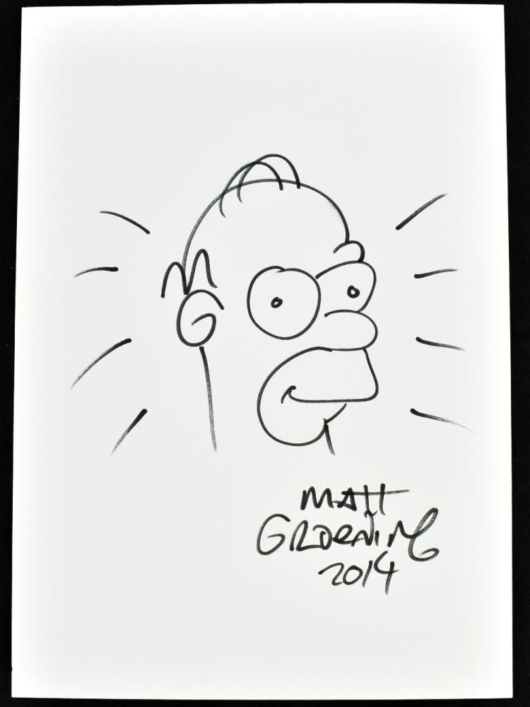 'Homer Simpson' by Matt Groening, dated 2004