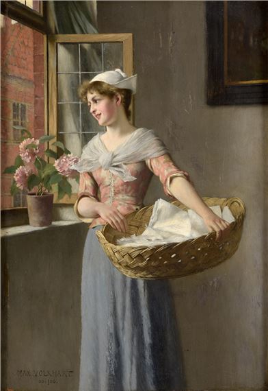 Die schöne Wäscherin by Max Volkhart