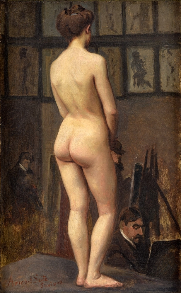 Artwork by Arwed Seitz, Kunstakademie, Paris 1908, Made of Oil on canvas