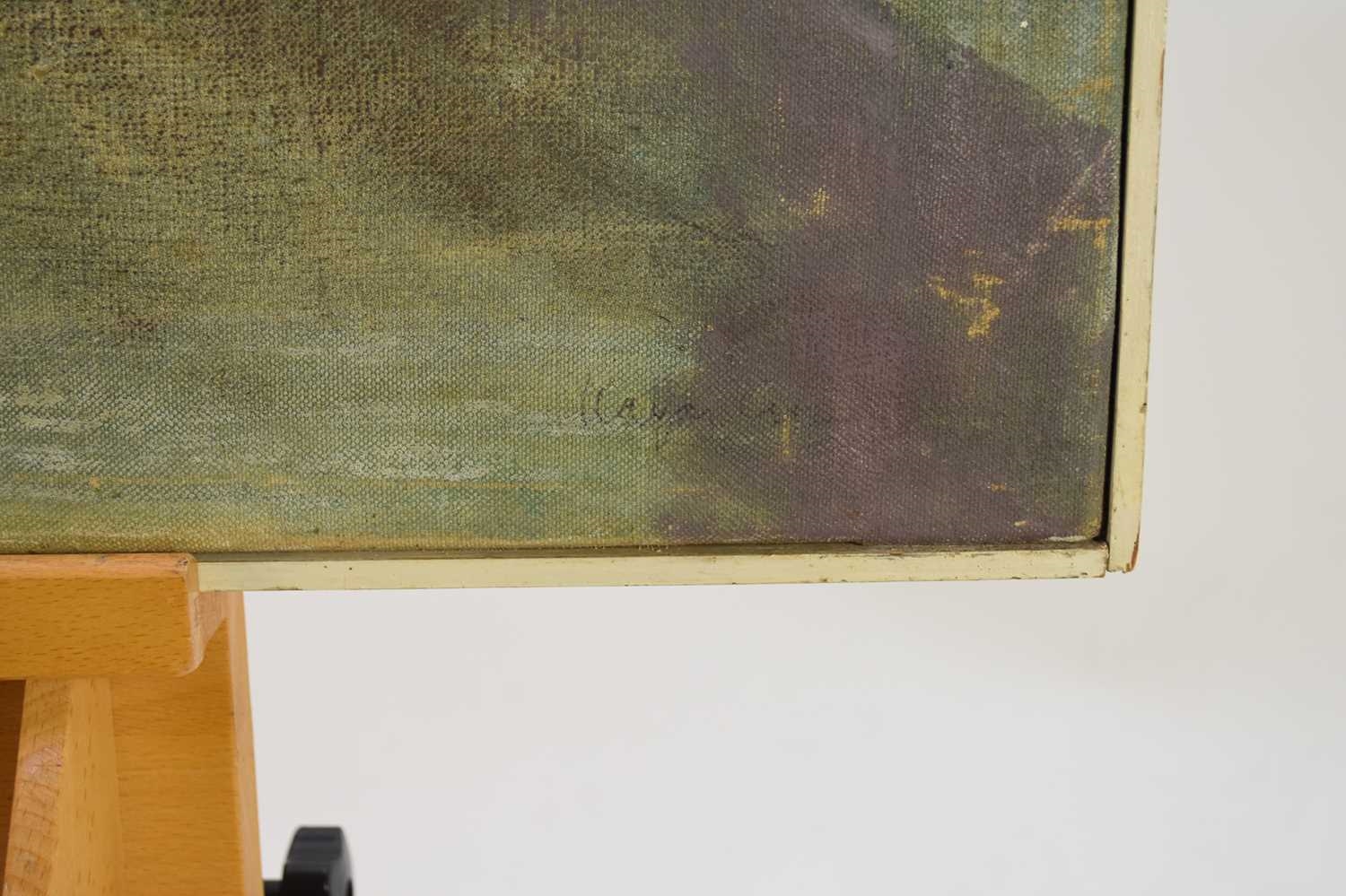 Artwork by Haydn Gear, Abstract Landscape, titled 'Structures', Made of oil on canvas