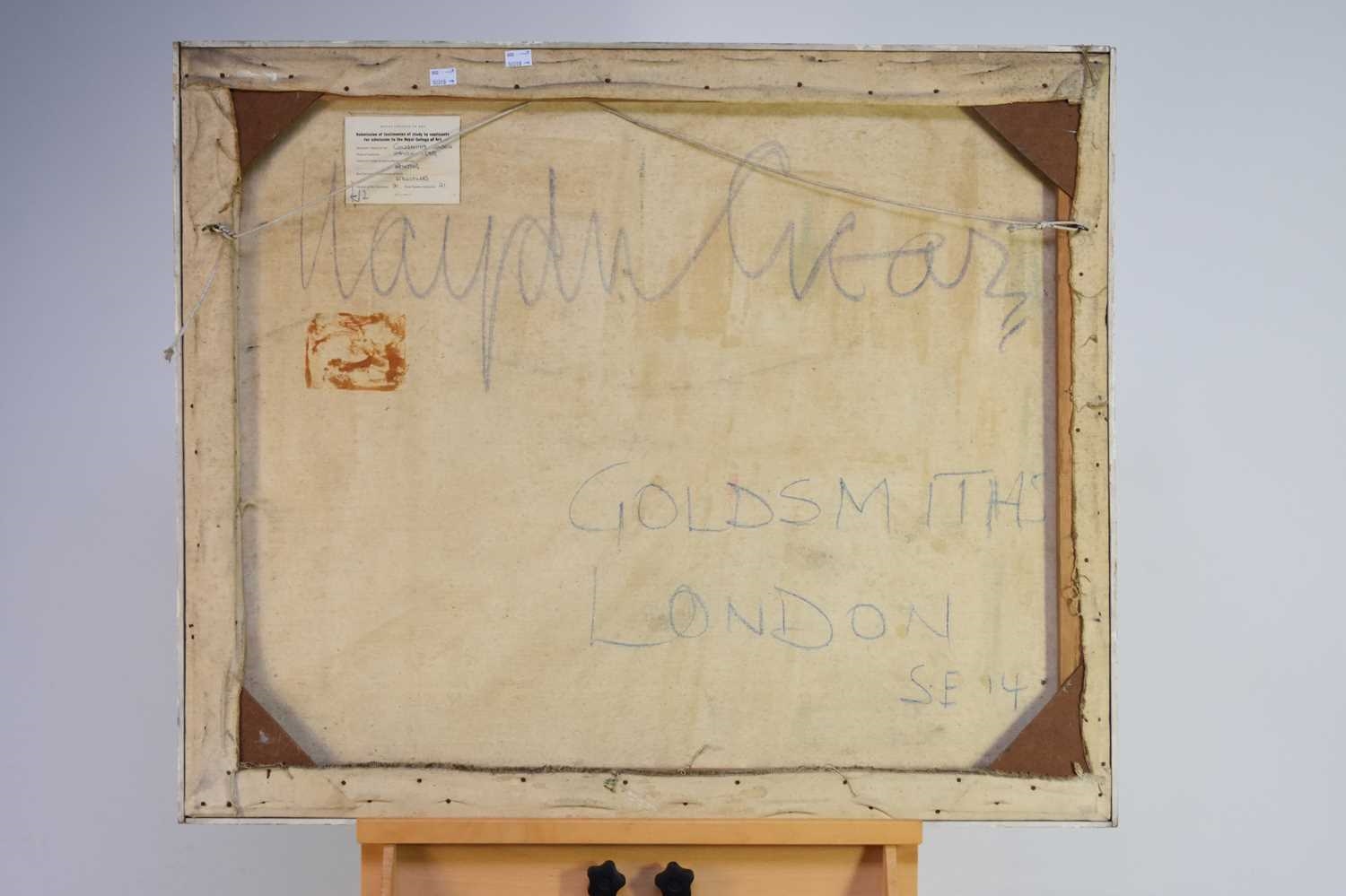 Artwork by Haydn Gear, Abstract Landscape, titled 'Structures', Made of oil on canvas