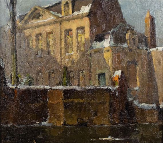 Backside of the house of Piet Lippens by Piet Lippens