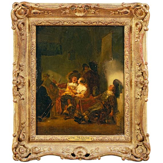 Scène de cabaret by Jean-Louis Demarne