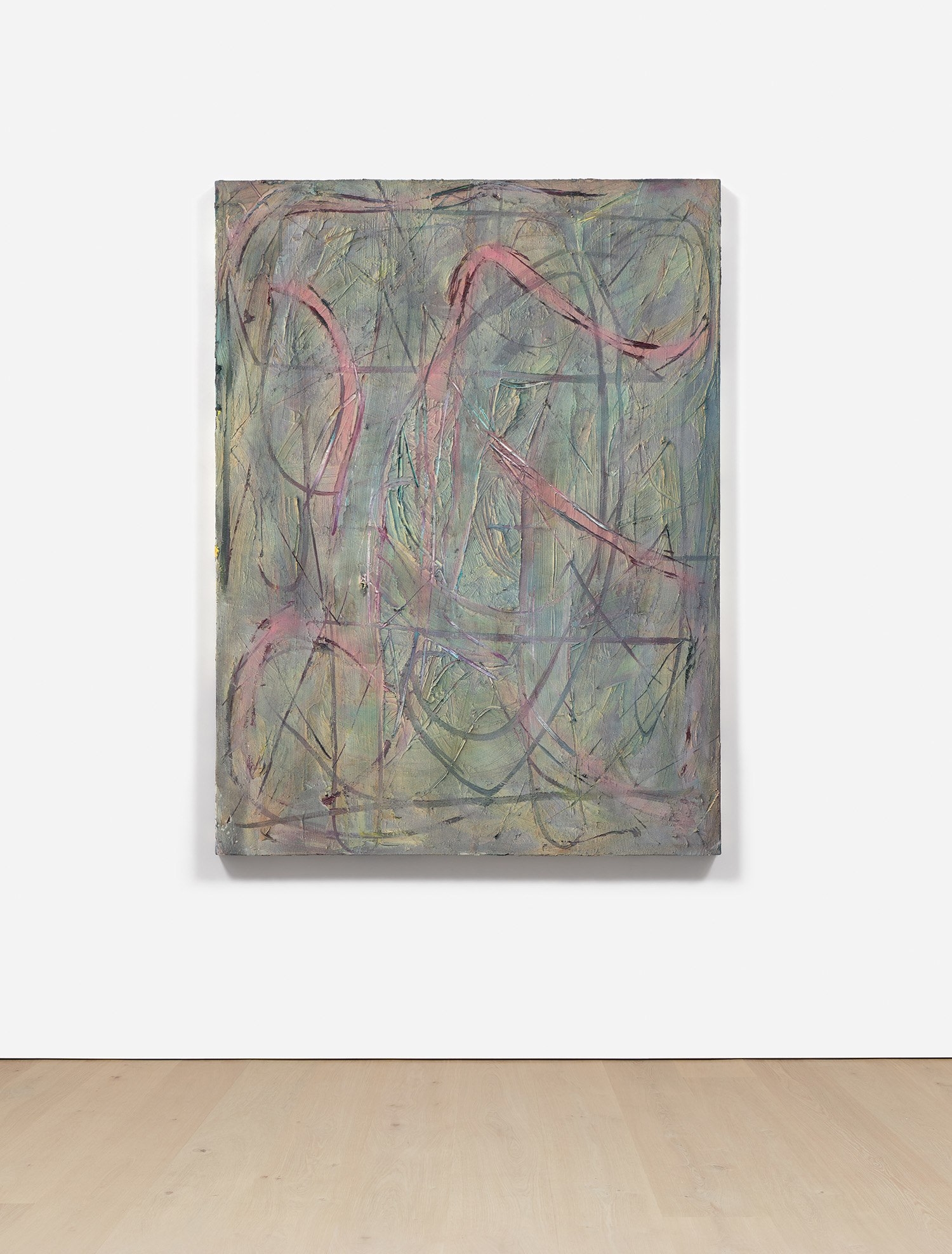 Artwork by Gabriel Hartley, Pound, Made of oil and spray paint on canvas