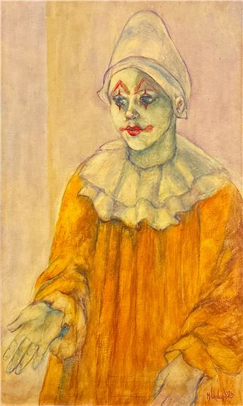 The Joke's Over, study of a sad clown by Martin Wieland, '85