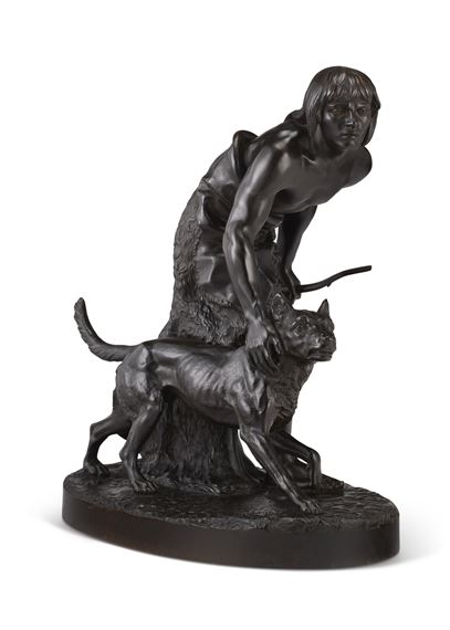 The Indian Hunter by John Quincy Adams Ward, Modeled in 1860