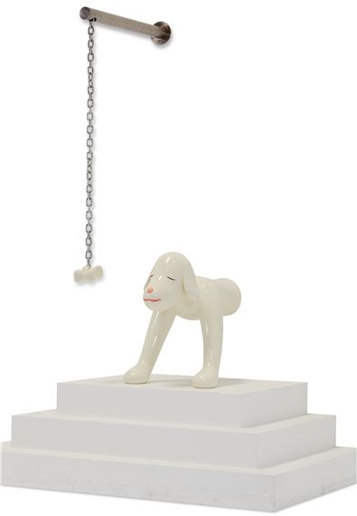 I Think, Therefore I Am...A Dog by Yoshitomo Nara, Executed in 2003