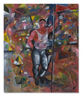 Courageous Boy with Flag by Sandro Chia, 1982