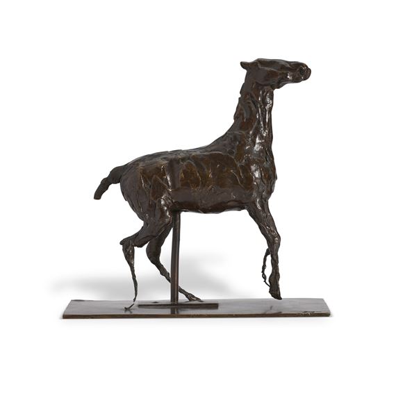 Cheval caracolant by Edgar Degas, executed circa 1885-1889, cast by 1921