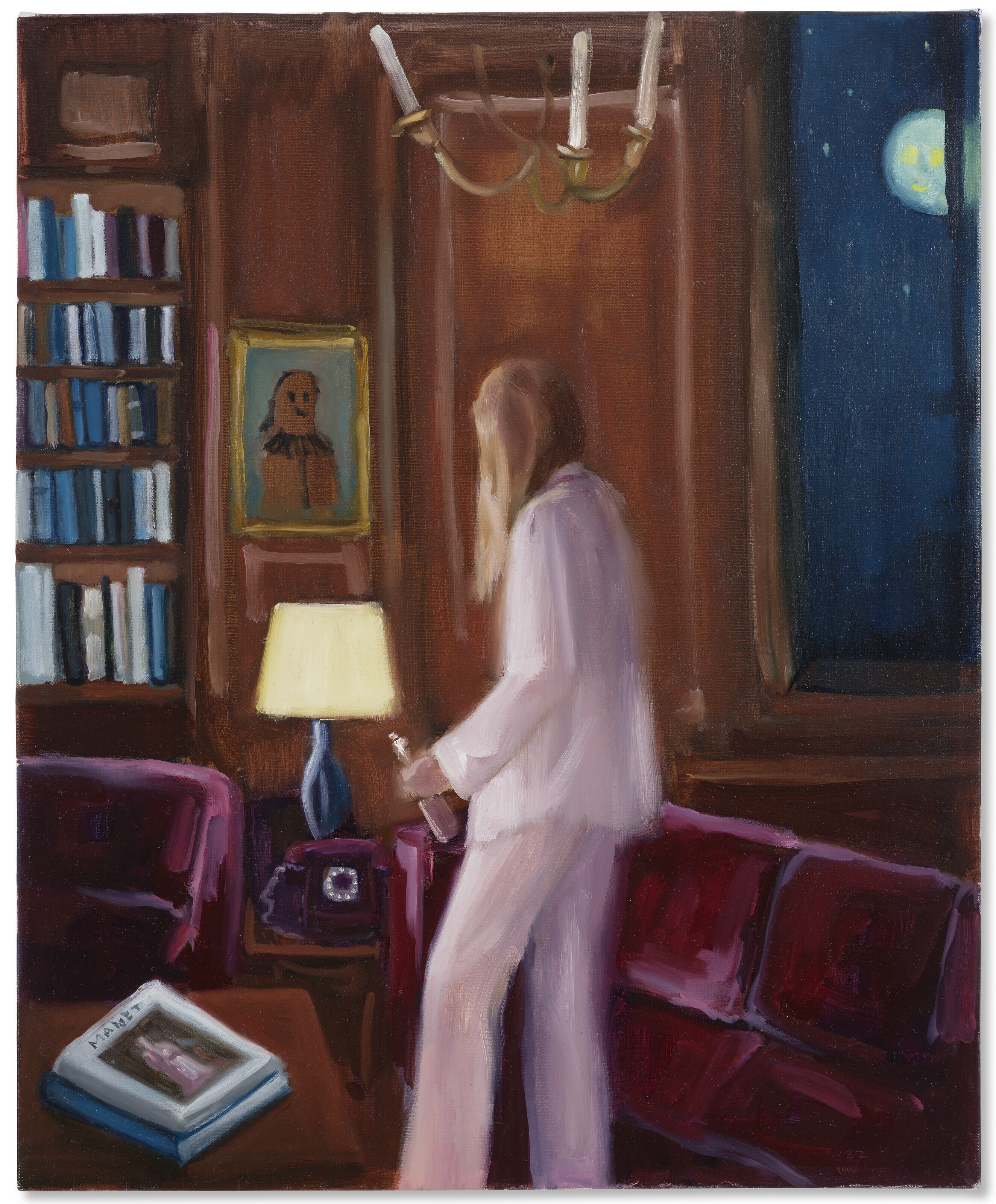 Artwork by Karyn Lyons, The Pajama Party, Made of oil on linen