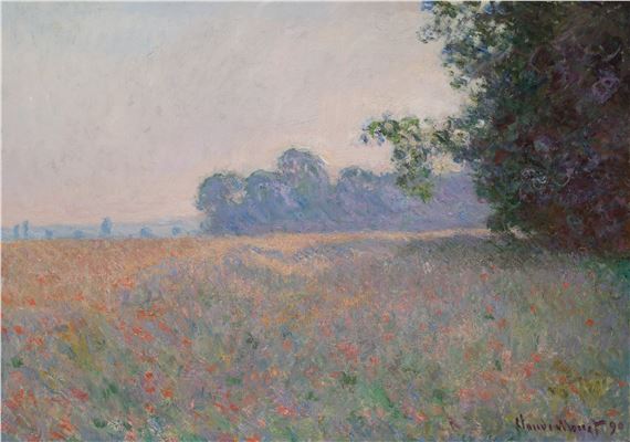 Champ d'avoine et de coquelicots by Claude Monet, 1890
