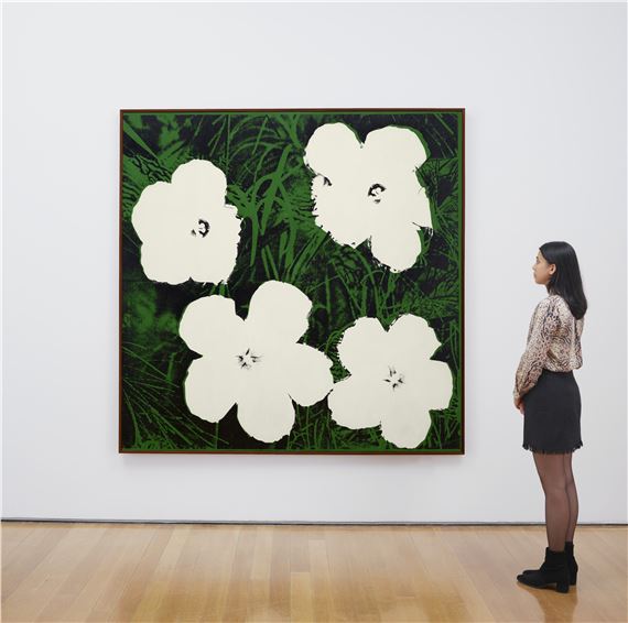 Flowers 1964 Andy Warhol Quadro Moderno Tributo Warhol Fiori Stampa Artistica 