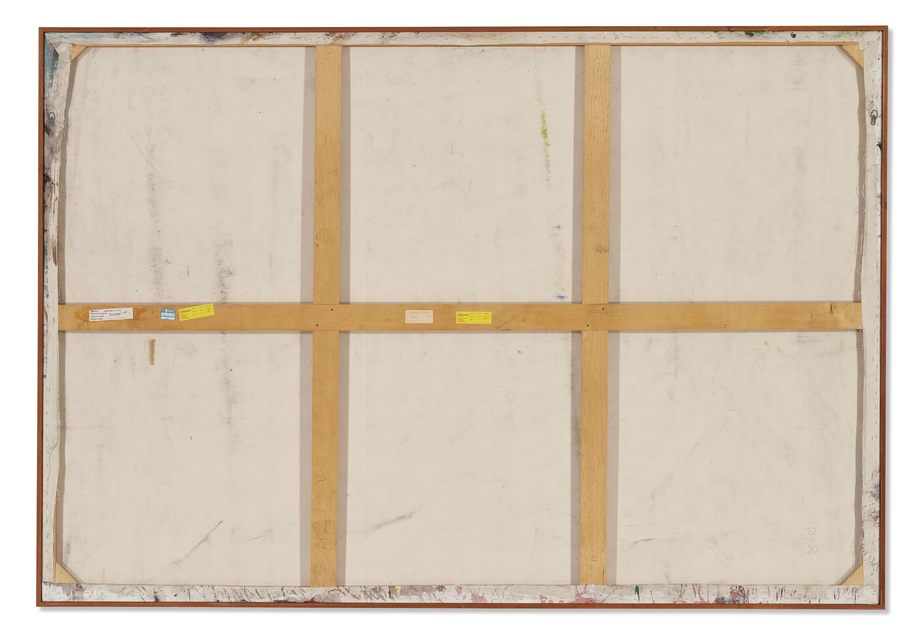 Artwork by Martin Disler, Preparing for Tonight, Made of acrylic on canvas