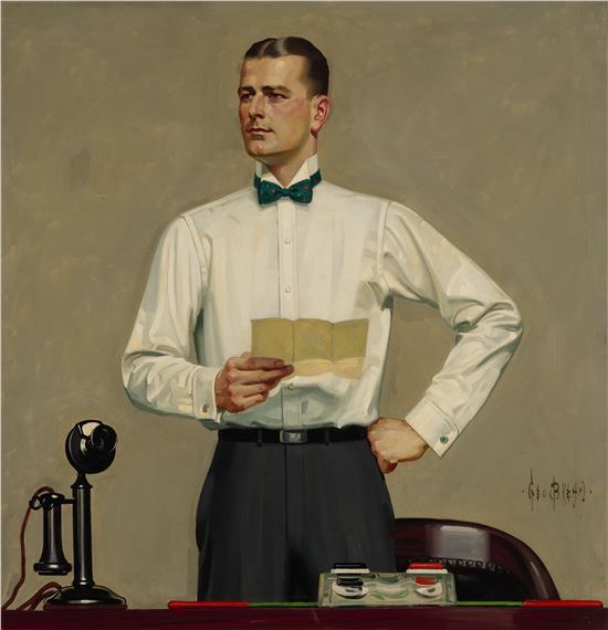 Arrow Collar Advertisement by George Brehm