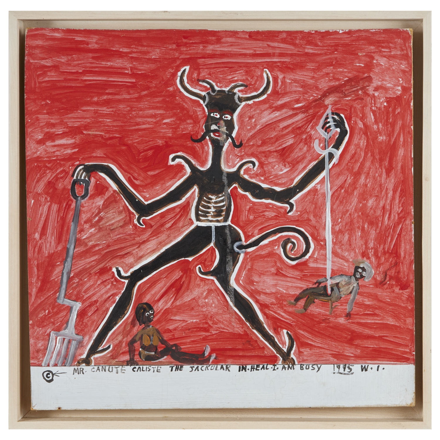 Canute Caliste The Jackular in Heal I am Busy (1995) MutualArt