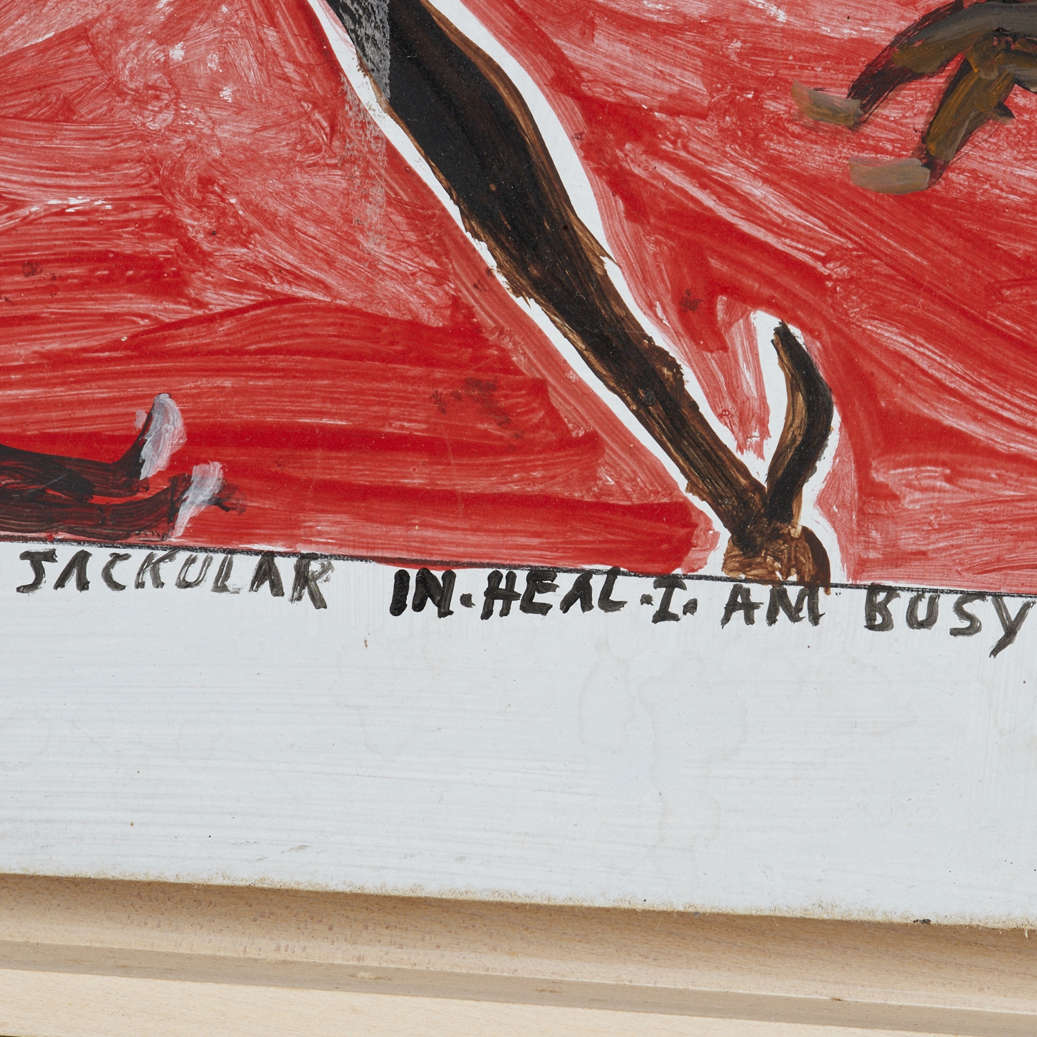 Canute Caliste The Jackular in Heal I am Busy (1995) MutualArt