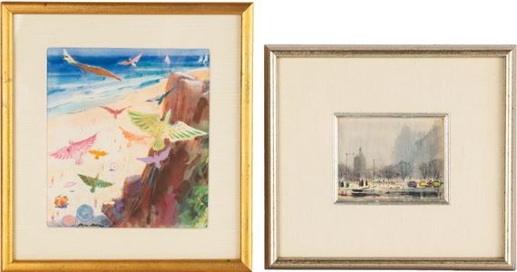 Ralph Avery (American, 1906-1976) Watercolors by Ralph Avery