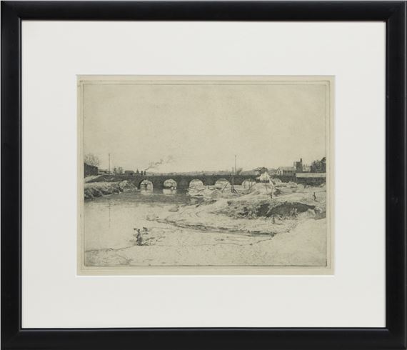 SEGOVIA BRIDGE, MADRID by John Bulloch Souter