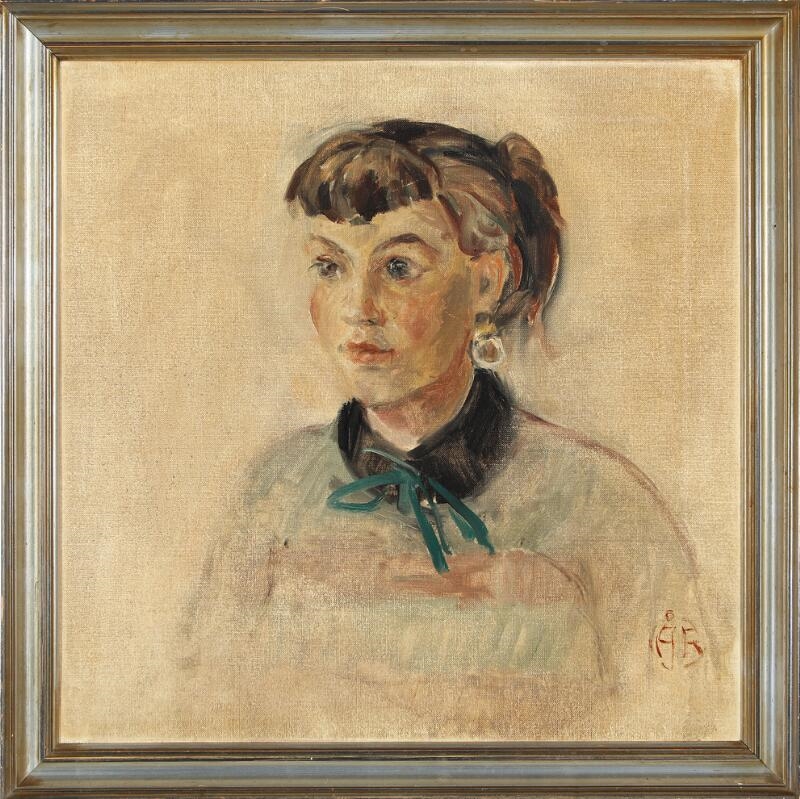 Aage Rasmussen | Portrait of a young woman | MutualArt